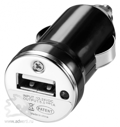 Адаптер автомобильный Casco, черный