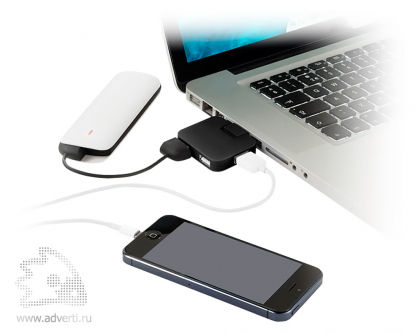 USB Hub Gaia на 4 порта, применение