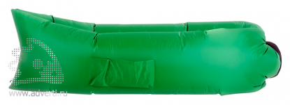 Надувной диван Биван, зеленый
