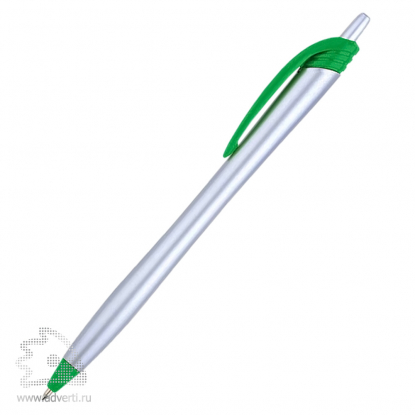 Ручка шариковая Аляска, зеленая