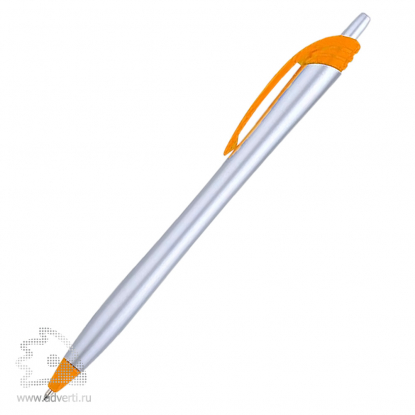 Ручка шариковая Аляска, оранжевая