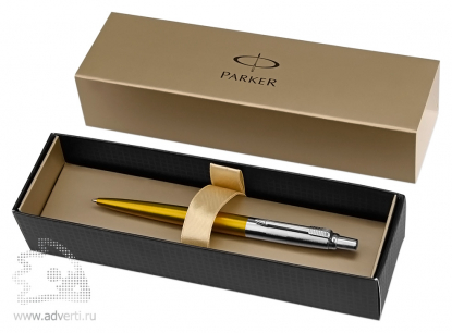 Шариковая ручка Parker Jotter BP Yellow, подарочный футляр