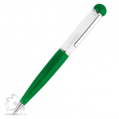 Ручка шариковая Сфинкс с песочными часами на 1 минуту, зеленая