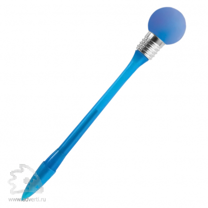 Ручка шариковая Лампочка, синяя