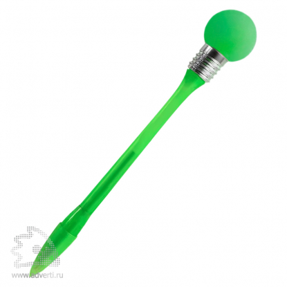 Ручка шариковая Лампочка, зеленая
