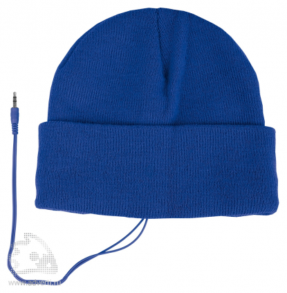 Шапка Музыка со мной, синяя