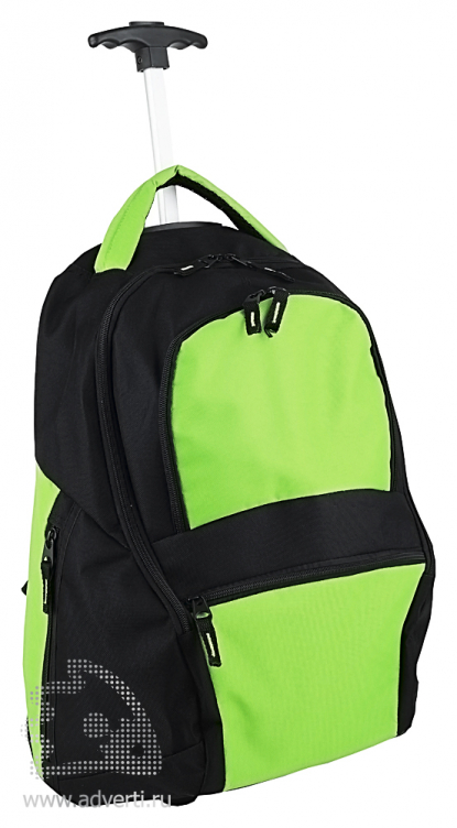 Рюкзак на колесиках Осло, зеленый