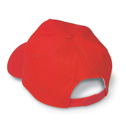 Бейсболка GLOP CAP, красная, вид сзади
