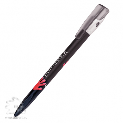 Шариковая ручка Kiki Frost Silver Lecce Pen, черная