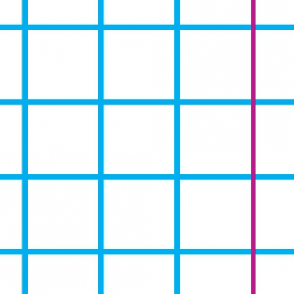 Тетрадь школьная One color, матовая, клетка