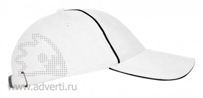 Бейсболки Leader 206, белые