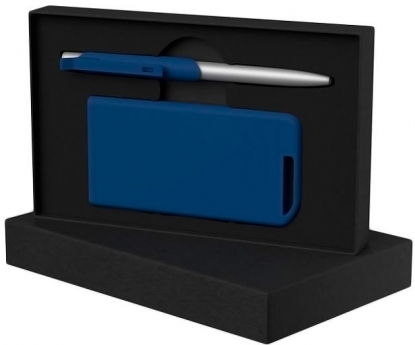 Набор ручка Skil + зарядное устройство 4000 mAh в футляре, синий