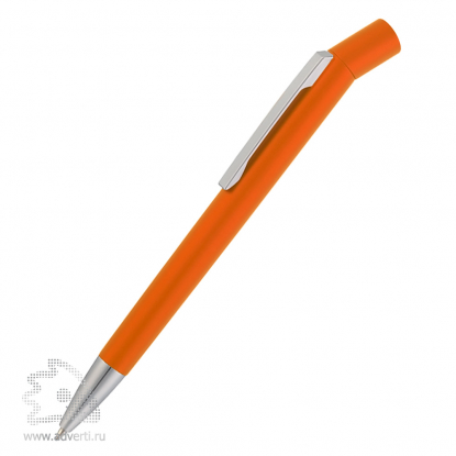 Ручка шариковая George, оранжевый металлик