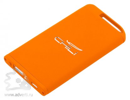 Источник энергии универсальный Theta с фонариком, 4000 mAh, оранжевый