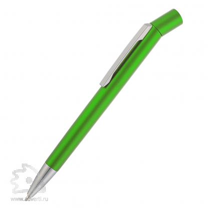 Ручка шариковая George, зеленый металлик