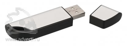 Флеш-карта USB Перфекционист, черная