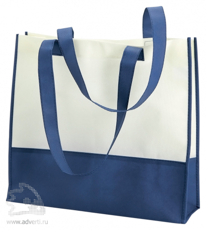 Пляжная сумка из нетканого материала Vivi, синяя