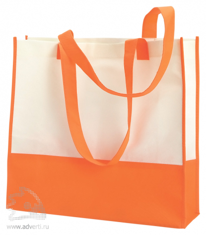 Пляжная сумка из нетканого материала Vivi, оранжевая
