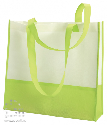 Пляжная сумка из нетканого материала Vivi, светло-зеленая