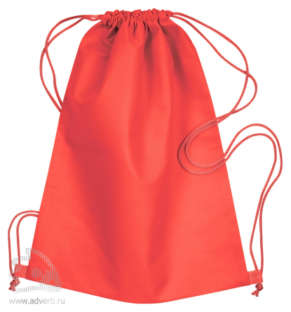 Сумка-мешок из нетканого материала Daffy, красная