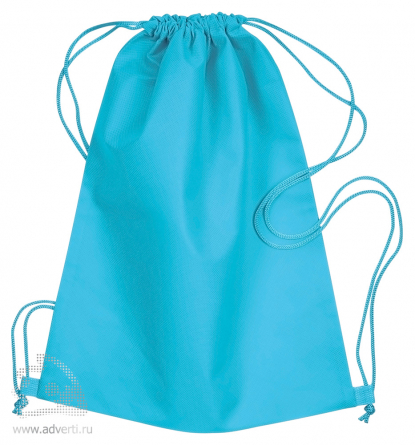 Сумка-мешок из нетканого материала Daffy, бирюзовая
