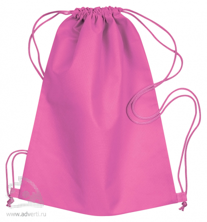 Сумка-мешок из нетканого материала Daffy, розовая