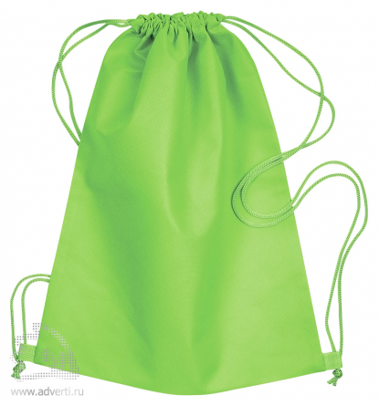Сумка-мешок из нетканого материала Daffy, светло-зеленая