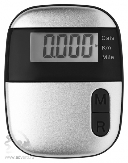 Шагомер с зажимом Onmood, черный