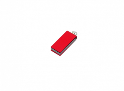 Флешка с мини чипом минимальный размер, красная