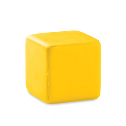 Антистресс-кубик SQUARAX, жёлтый