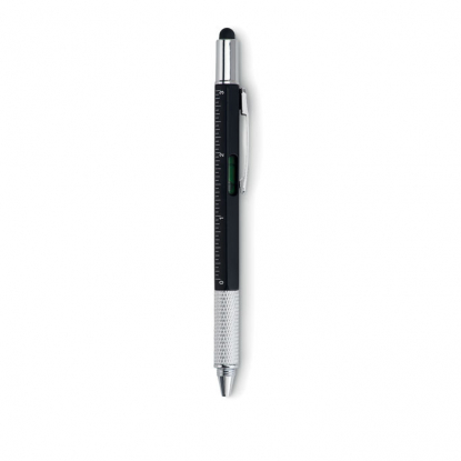 Ручка-стилус TOOLPEN, чёрная, вид сбоку