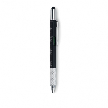 Ручка-стилус TOOLPEN, чёрная, вид сбоку