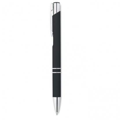 Ручка шариковая MO8857, чёрная, вид сбоку