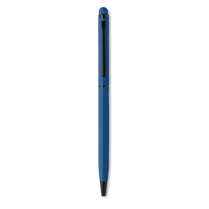 Ручка-стилус MO8892, синяя, вид спереди