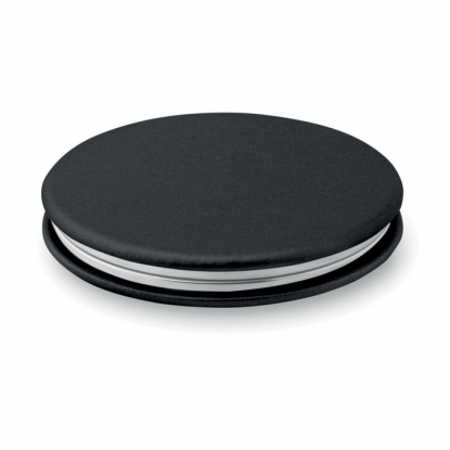 Зеркало косметическое Glow Round, черное