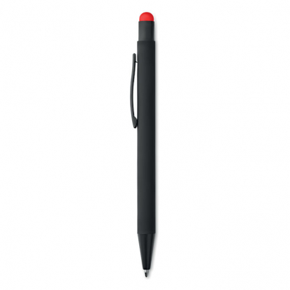 Ручка стилус MO9393, красная, вид сбоку