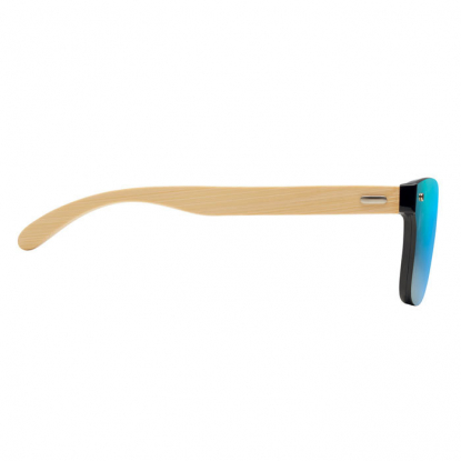 Солнцезащитные очки ALOHA, сплошные, синие, вид сбоку