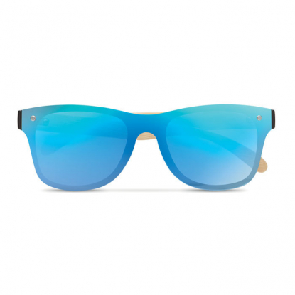 Солнцезащитные очки ALOHA, сплошные, синие, вид спереди