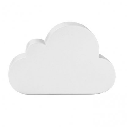 Антистресс CLOUDY, белый, вид спереди