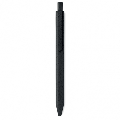 Шариковая ручка PECAS, чёрная, вид сперед