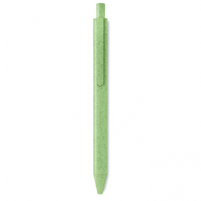 Шариковая ручка PECAS, зелёная, вид сперед