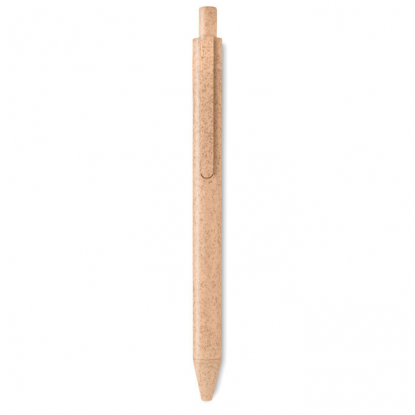 Шариковая ручка PECAS, оранжевая, вид сперед