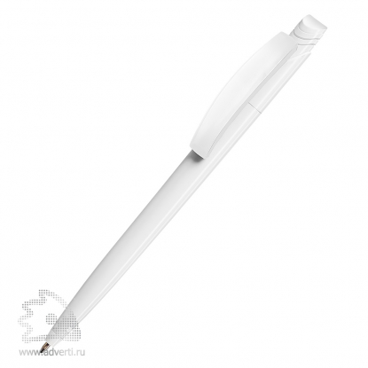 Шариковая ручка Mico White Frost, белая 