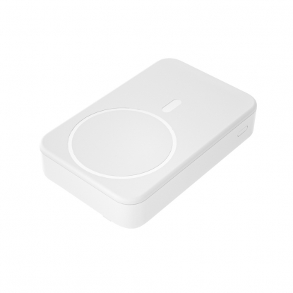 Аккумулятор Hank с функцией беспроводной зарядки, 10 000 mAh, белый