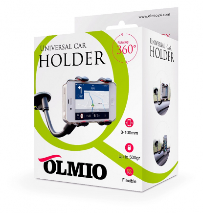Автомобильный держатель OLMIO для смартфонов, в коробке