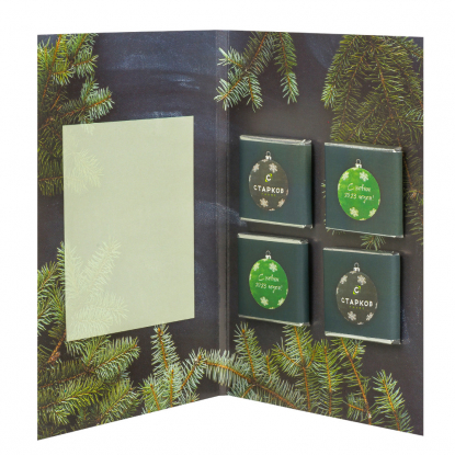 Открытка с окном на 4 плитки «Открытка с окном»