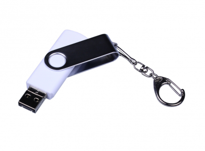 Флешка с разъемом Micro USB 3-in-1 TypeC, белая