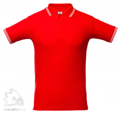 Рубашка поло Virma Stripes, красное