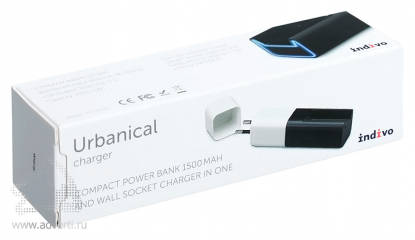 Внешний аккумулятор Urbanical Charger 1500 mAh, упаковка