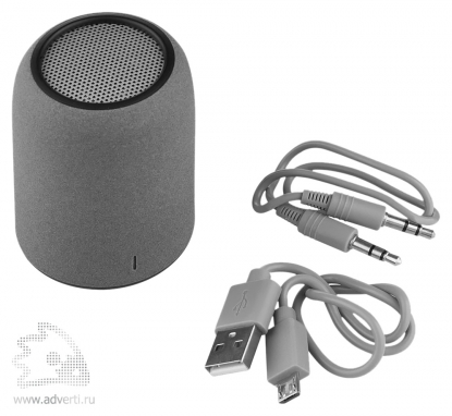 Беспроводная Bluetooth колонка Uniscend Grinder, usb провод и кабель AUX в наборе
